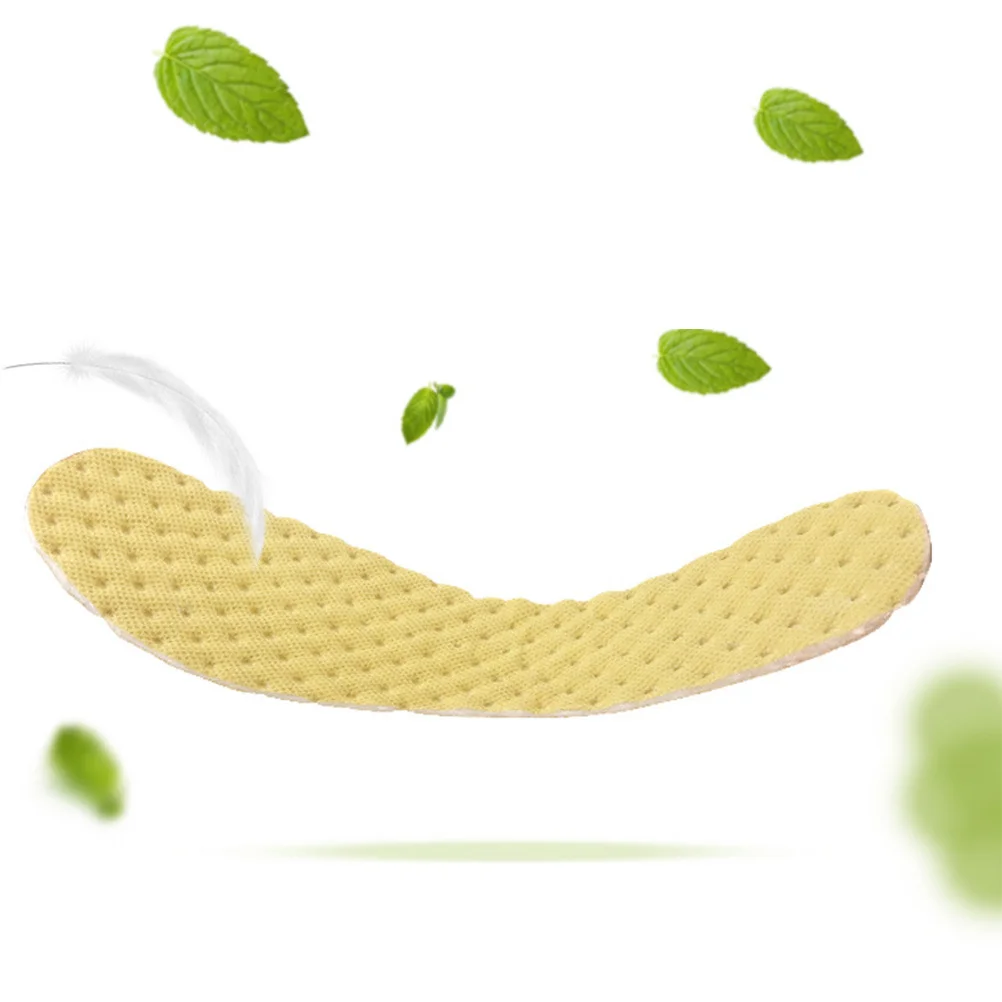 2Pairs الخيزران الفحم النعال مريحة التهوية امتصاص العرق سهلة الاستخدام الرجال النساء حجم 43 رحلة السفر