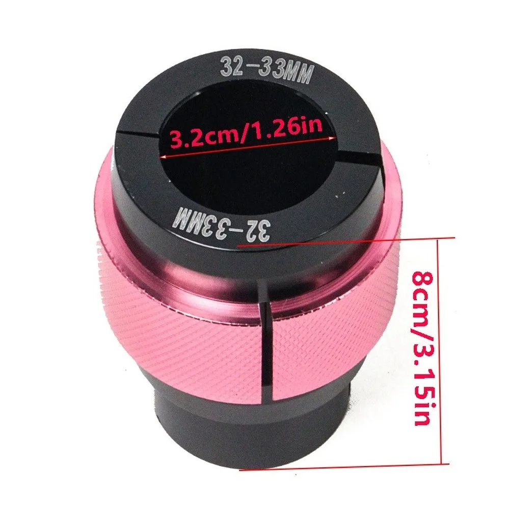 Motorcycle Front Fork Oil Seal Tool for Replacement and Installation Tasks on Fork Tubes Measuring 28MM Through 33MM Diameter
