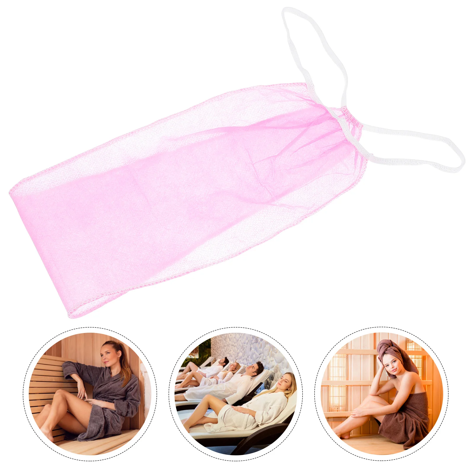 20 Pcs Disposable Non-woven Fabric Tanning Wraps Spa