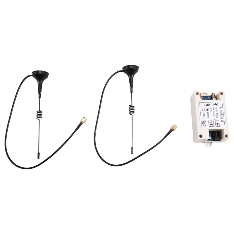 High Power For RF Transmission Gate Wireless Remote Control Signal Amplifier For RF Repeater 433Mhz 5 Forwarding-A86G