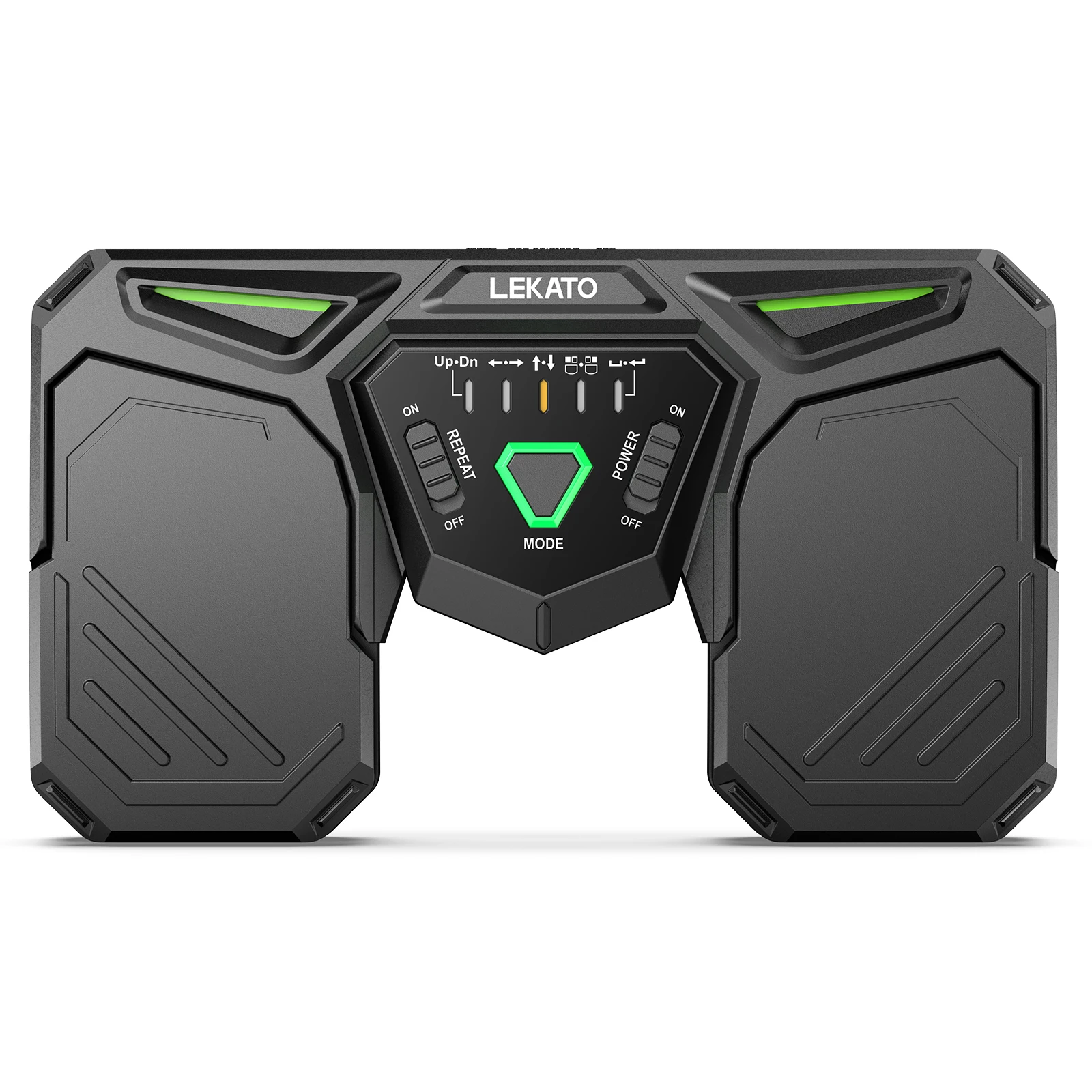 LEKATO WT-5 Wireless Bluetooth Page Turner Pedal for ipad Android HarmonyOS IOS Phones Sheet Music Foot Pedal
