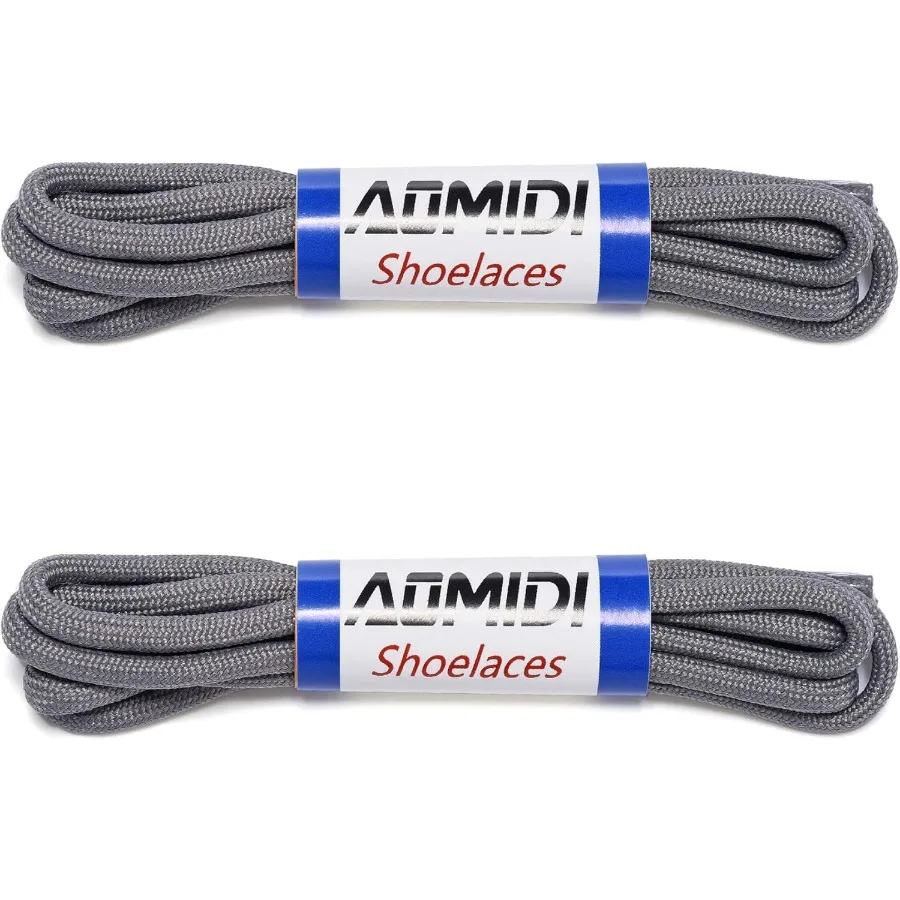 أربطة أحذية رياضية مستديرة سميكة 2 P - لأربطة أحذية رياضية ومشي لمسافات طويلة