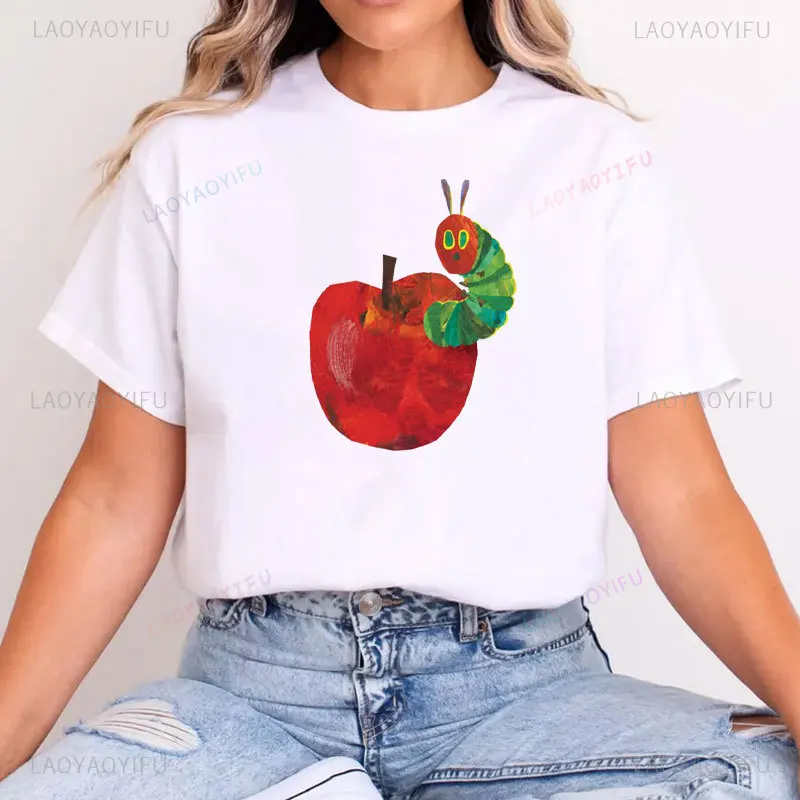 Eat The Rich Comfort T Shirt Hungry Caterpillar Cotton Tee Bookish Shirt Activist Shirt Kawaii Hunger Caterpillar Unisex T-shirt