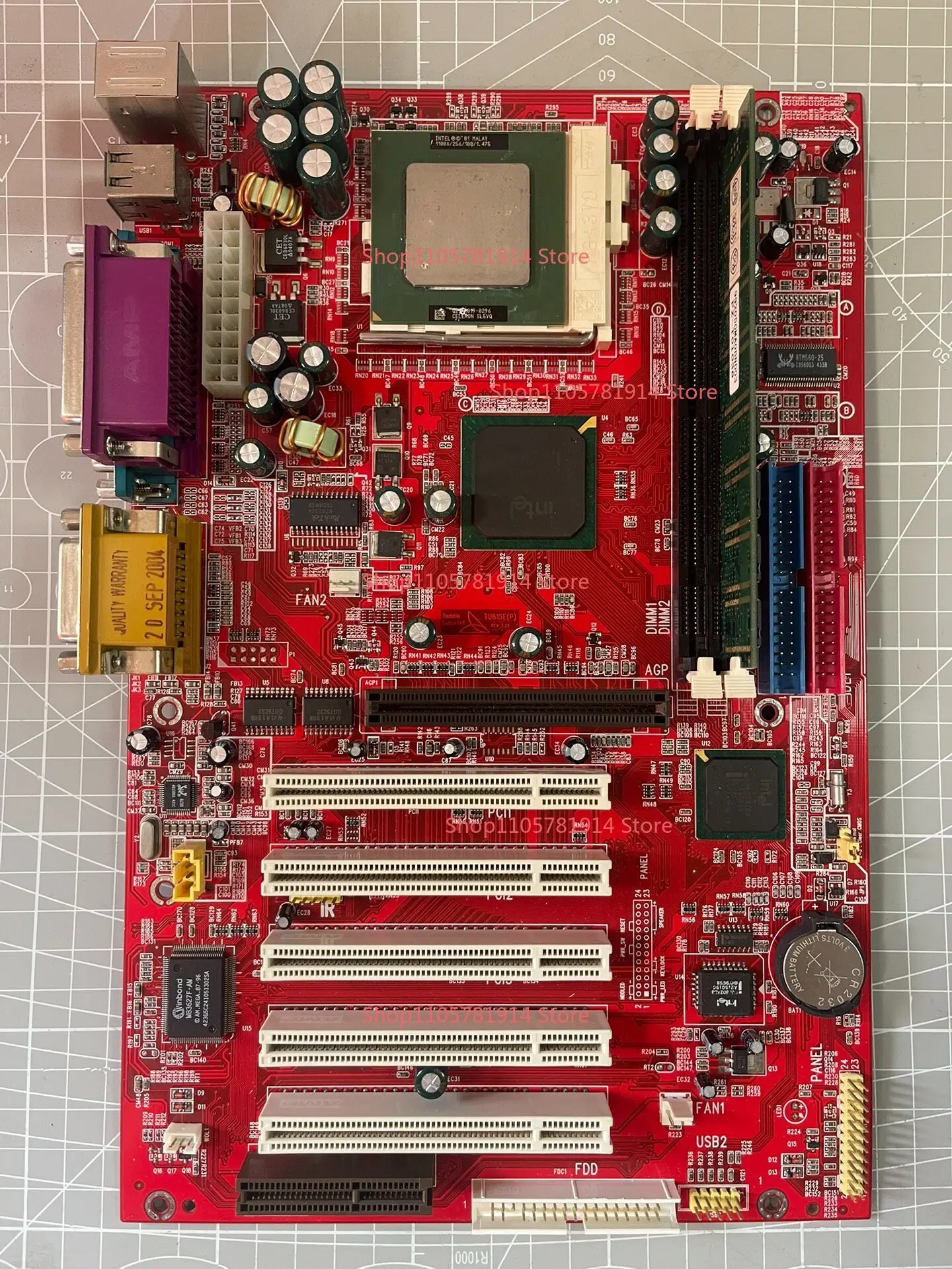 For ONDA TU815EPT Antique Computer Main Board Tualatin Main Board 815EPT Chipset