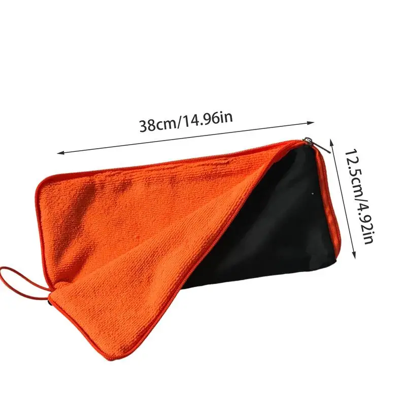 Umbrella Storage Bag Water-Absorbing Umbrella Bag Chenille Waterproof Umbrella Bag Portable Quick-Drying Umbrella Cover