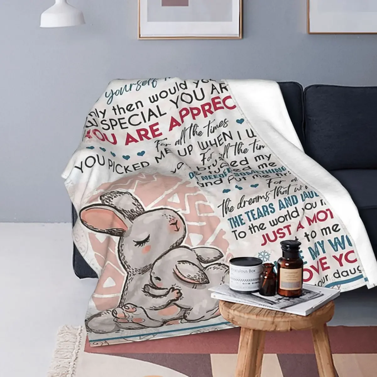 

Letters Baby Blanket Flannel Spring/Autumn Love Gift Breathable Soft Throw Blankets for Bed Couch Plush Thin Quilt
