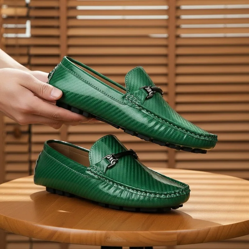 

MAEDEF Loafers Wedding Shoes for Men Casual Shoes Breathable Loafer Comfortable Men Party Shoe Slip on Loafers Men Walking Shoes