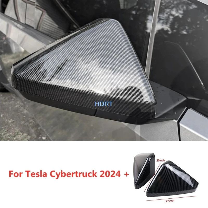 

For Tesla Cybertruck 2024 + Car Styling Accessories Side Rear View Mirror Trim Reverse Mirror Side Reflective Glass Mirror Cover