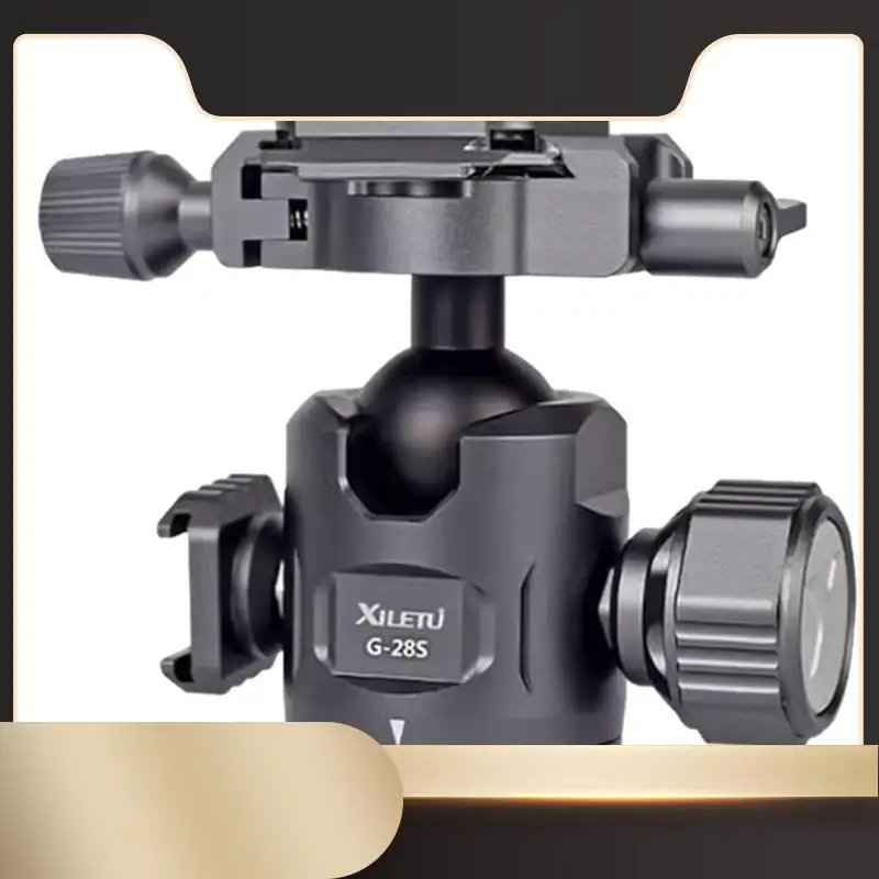 

XILETU Dual Panoramic Spherical Head Aka Base Mini SLR Camera Horizontal And Vertical Gimbal Stabilizer Tripod G28S Easy To Use-