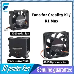 For K1/K1 Max 3010/4010/6015 Fan Blower/Axial/Hydraulic Fan DC24V Cooling Hotend Fan for CREALITY K1_K1 Max 3D Printer Parts