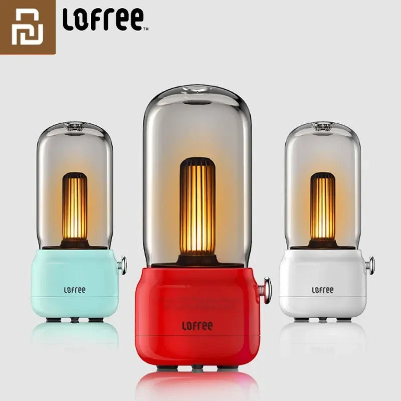 Youpin Original Lofree CANDLY Retro Light USB Charge Stand Two Light Modes Warm As Ever Warm Surrounding Feeling Dropship