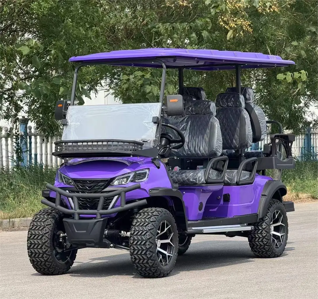 Wholesale Price Cheap Electric Golf Carts 4 Seater Lithium 60V Battery Club Car Golf Buggies for Sale