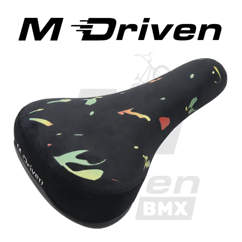 M Driven BMX-Sattel Professioneller BMX Freestyle-Sattel Breiter Verdickter Doppelschienen-Flanell-Sattel für Hochintensives Fahren – Detail 13