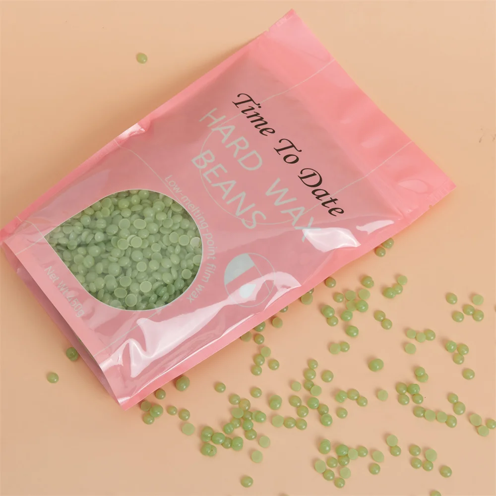 Beauty Spa-Perles de qualité pour épilation grossière, indolore et dure, avertir les haricots sensibles, rentabilité, temps à ce jour, 1lb, e Vera, 450g