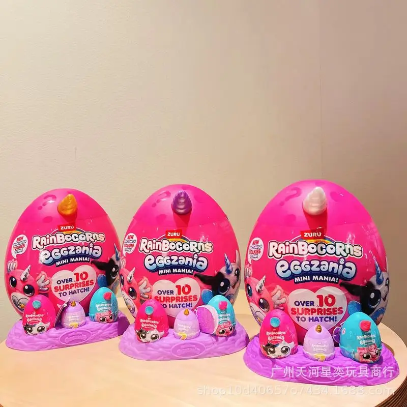 

Zuru Authentic New Zealand Rainbocorns Eggzania Mini Mania Unicorn Magic Egg Over 10 Surprises To Hatch Collectible Toy Gift
