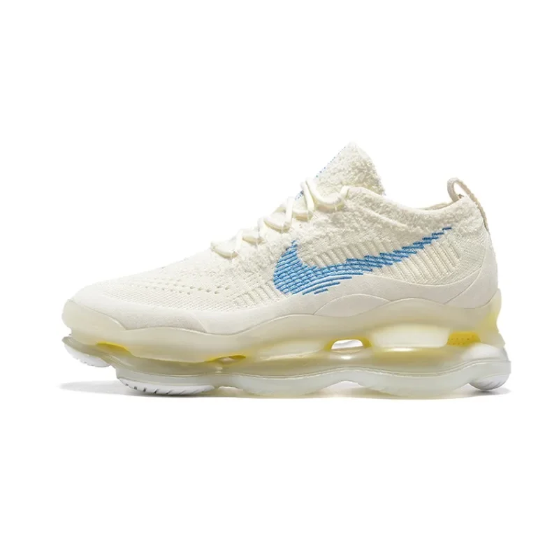 

Nike Air Max Scorpion Flyknit Beige Yellow Blue Mesh Air Cushion Non-slip Casual Men Women Running Shoes Walking Sneakers