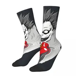 Ryuk calzini da uomo Retro Harajuku Death Note Street Style novità Seamless Crew Crazy Sock Gift stampato sito ufficiale fugees