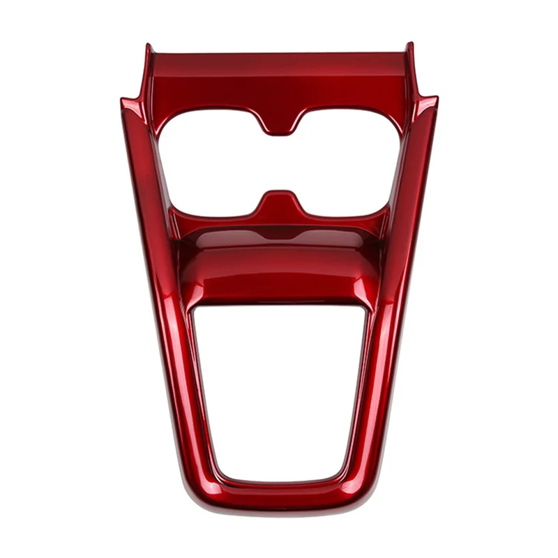 

Car Center Console Gear Shift Cover Cup Holder Trim Cover Sticker Interior Accessories Forsuzuki Swift 2024 Red-A14Z