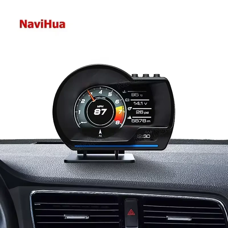 

Universal A500 Car OBD GPS Dual Mode Meter Automotive Diagnostic Tools Digital Speedometer LCD Monitor Mini Smart Reminder Guage