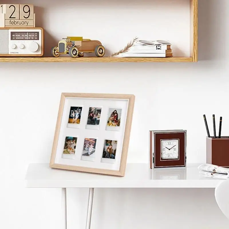 F62C Universal Frame for 3Inch/5Inch/6inch/SQ Photos Picture Frame Picture Frame Hanging Wall Photos Album