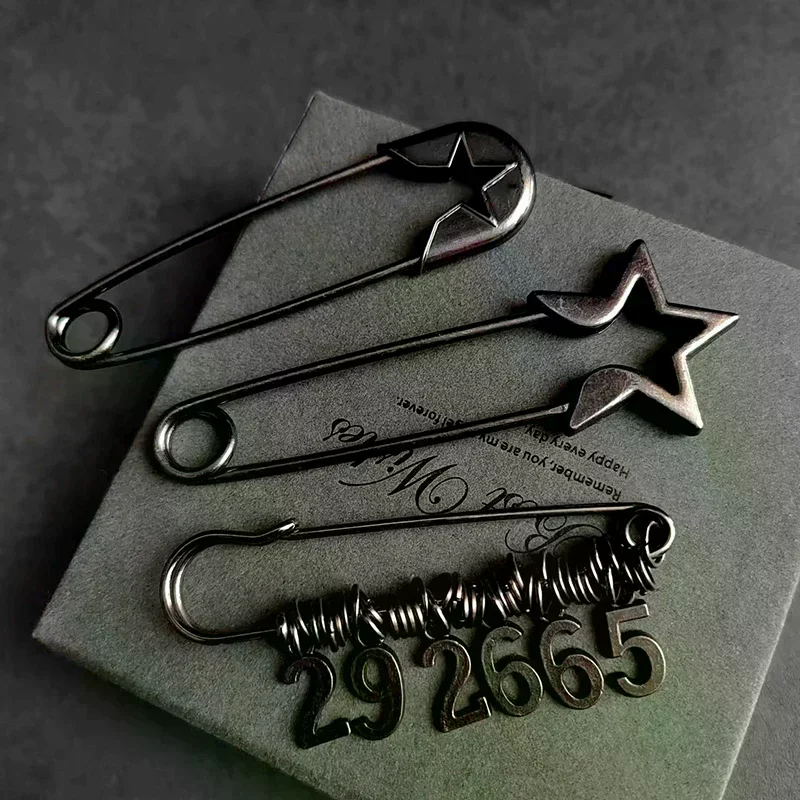 /HTF/Accessory Retro Large Pins for Clothing Metal Safety Jeans Dress Scarf Adjustable Accessories
