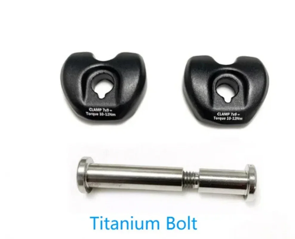 Für Factor OSTRO V.A.M O2/O2 VAM Sattelstütze Titan/Stahl Schrauben Sattelklemme Aluminium Mastkappe Reparaturteil 7*7/9/10 Schienen – Detail 3