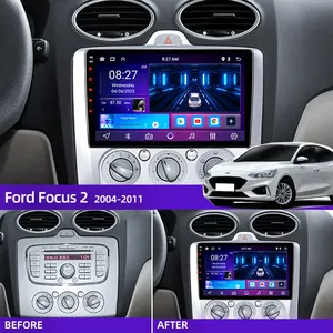 Android Car Radio 12 für Ford Focus 2 3 MK2 MK3 2004 2005 - 2011 Multimedia Breeding GPS 2Din CarPlay DVD Stereo 8 Hauptverkauf Ford Focus Panel Display 2011 - №1