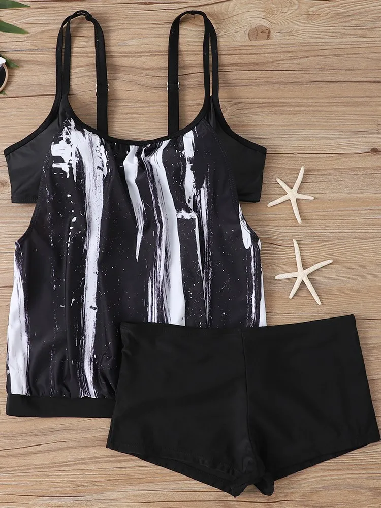 

L-5XL Plus Size High Waist Bikini Women's Push Up Large Size 3XL 4XL Swimsuit Summer Mujer Tummy Control Swimwear Bikini Sets