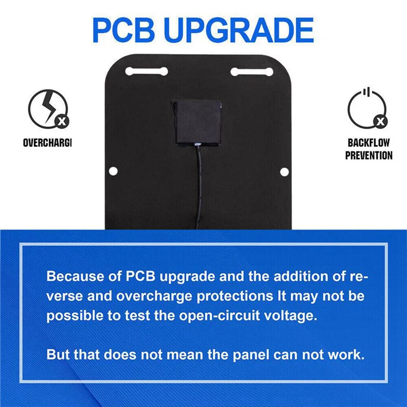 

AB41-2X 12V 30W Portable Solar Panel Car Boat Power Solar Panel Battery Charger Maintainer For Car Motorcycle Tractor Boat RV