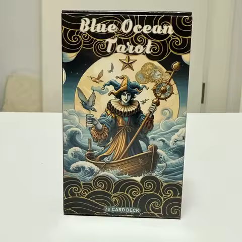 Blue Ocean Tarot Cards A 78 Deck Oracle English Visions Divination Edition Borad Playing Games