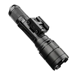 Army Tactical Flashlight 1800LM Power Weapon Light with Stand Remote Control +18650 Battery for Hunting Hiking Camping