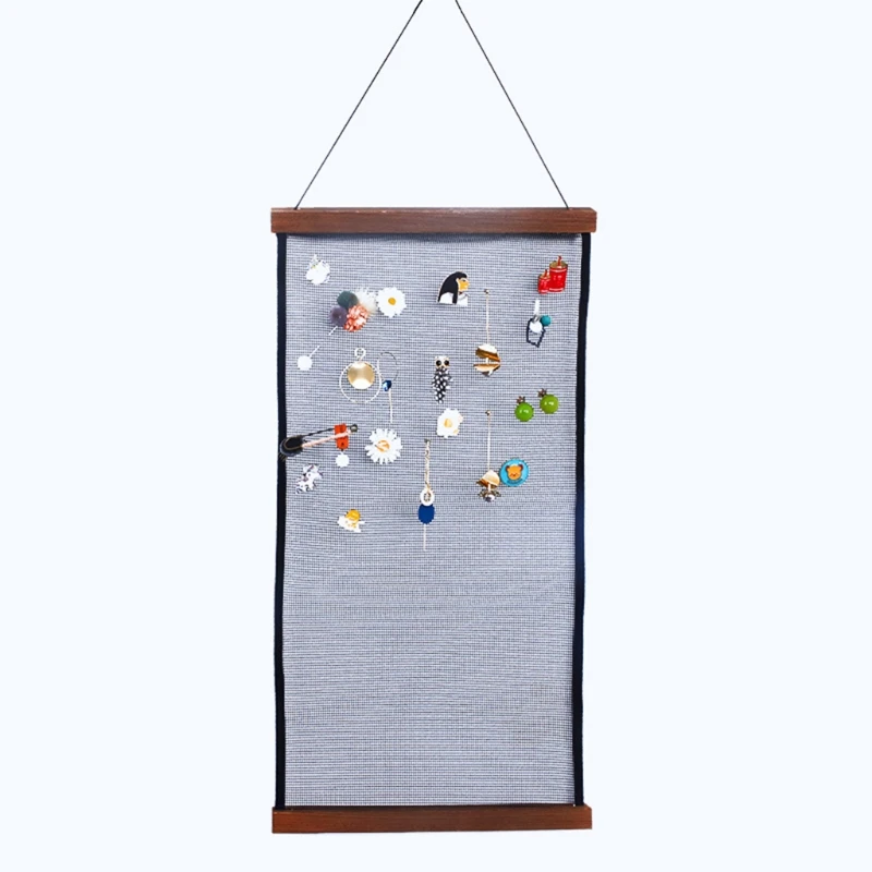 Creativity Mesh Cloth Earring Jewelry Rack Earrings Large Capacity Storage Display Rack Photo Frame Display Rack Dropship