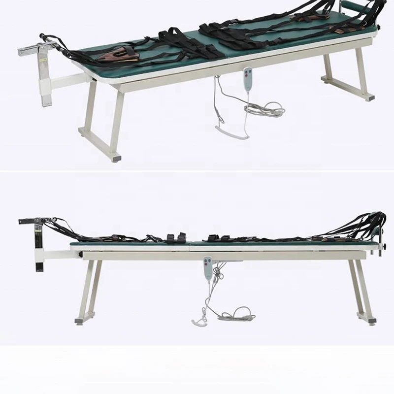 Massage Bed Cervical and Lumbar Electric Traction Bed Cervical Traction Table Back Lumbar Bed Spine