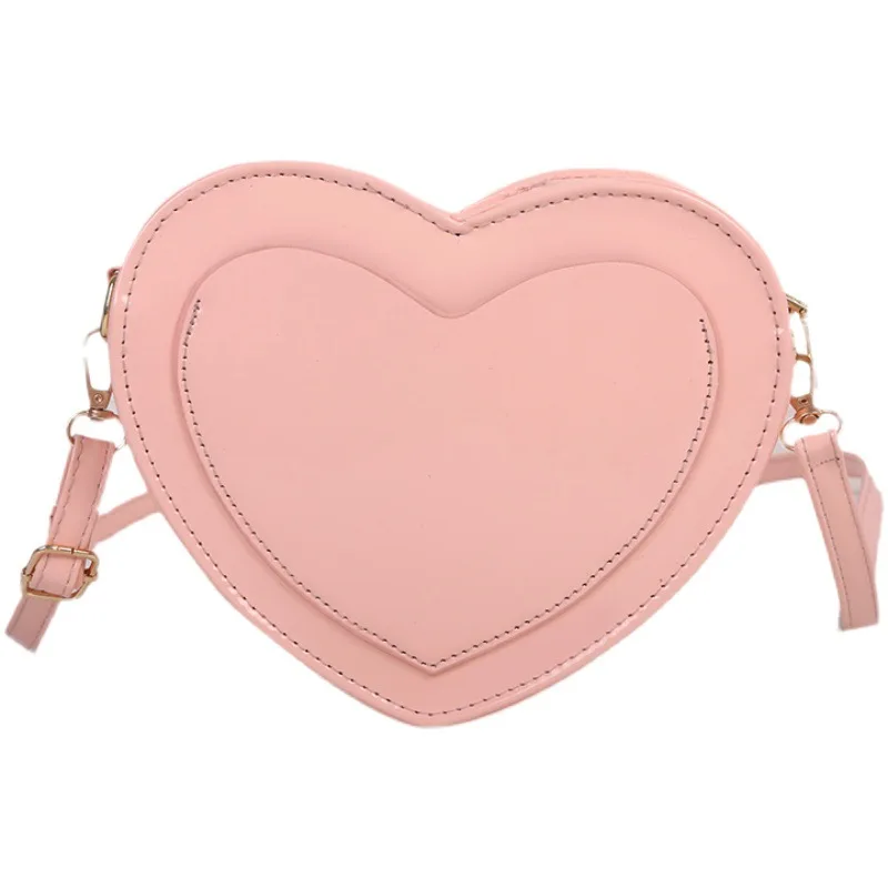 Fashion Heart Shape Crossbody Bags for Women New Solid Pu Leather Shoulder Bag Casual Ladies Handbags Designer Women Bags сумка