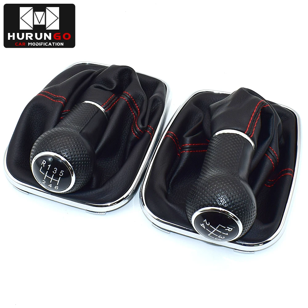 23mm 5 Speed 6 Speed For Volkswagen 1999-2004 Golf 4 IV MK4 R32 Bora MT Car Gear Shift Knob Lever Shifter Gaitor Boot