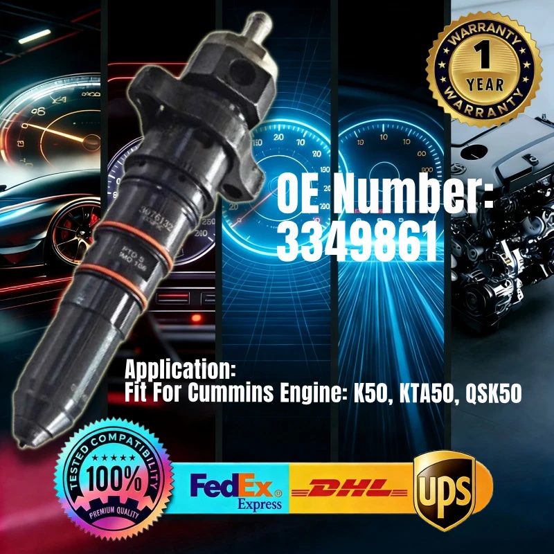 High Quality Fuel Injector 3349861 for Cummins Engine K50 KTA50 QSK50