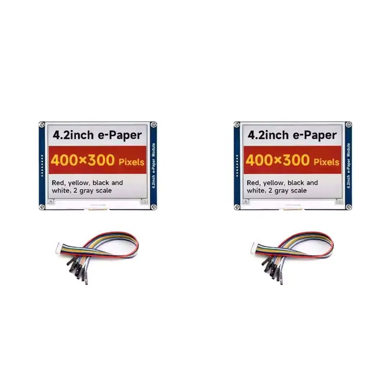 2-modules-d'affichage-electronique-waveshare-de-42-pouces-pour-raspberry-pi-4-ecran-e-ink-avec-interface-spi-pour-arduino-nucleo-stm32-b