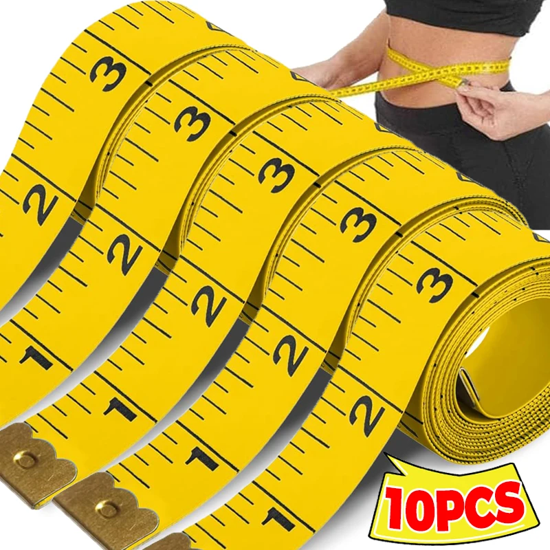 

1/10 шт. двойная шкала мягкая лента портативная измерительная лента для тела швейная линейка инструменты швейная тканевая рулетка DIY швейные поделки