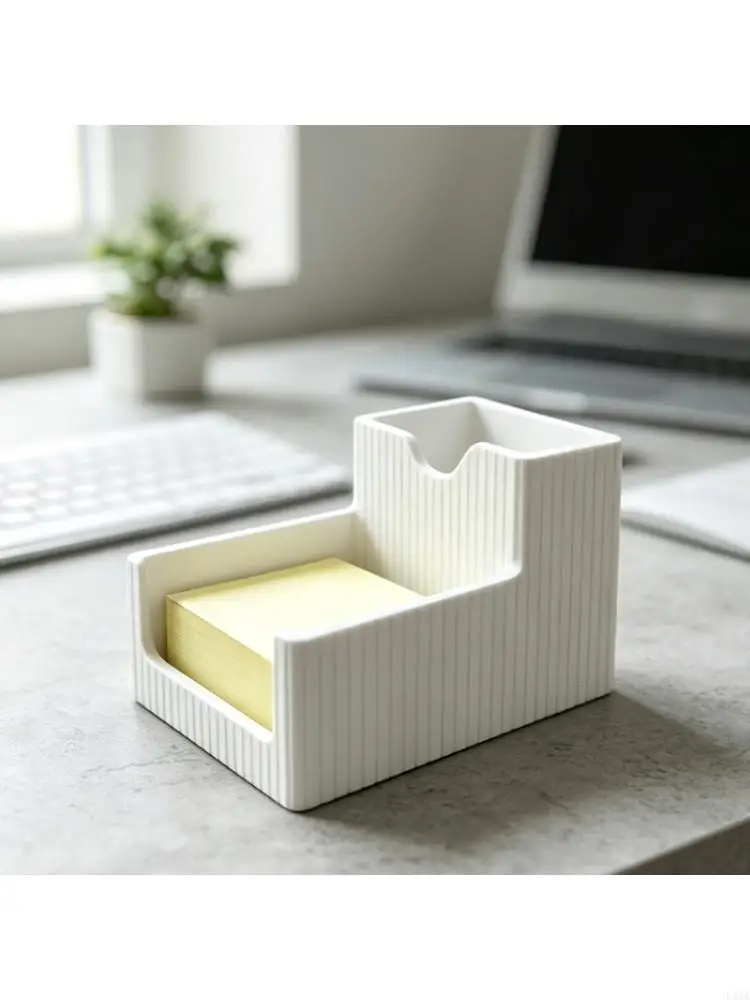 L43A Desktop Sticky Paper Organiser for Daily Desk Work Study Table Small Items Use
