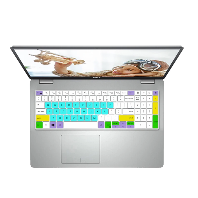 for 2021 2020 Dell Inspiron 5501 5502 5505 5508 5584 5593 5593 5598 , Dell Vostro 15 7590 5590 7500 Laptop Keyboard Cover skin