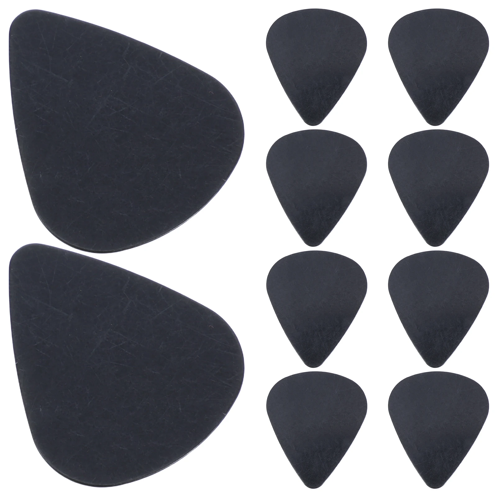 

10Pcs 0.5mm Black Guitar Picks Acoustic Bass Electric Comfortable Grip Durable Thin Design for All Players Light Guitar Picks