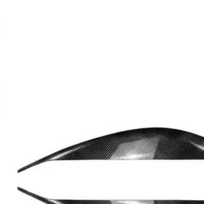 1pair Car Front Headlight Eyebrow Eyelid Trim Cover For BMW 3 Series For GT For F34 2013–2020 Carbon Fiber Car Lights