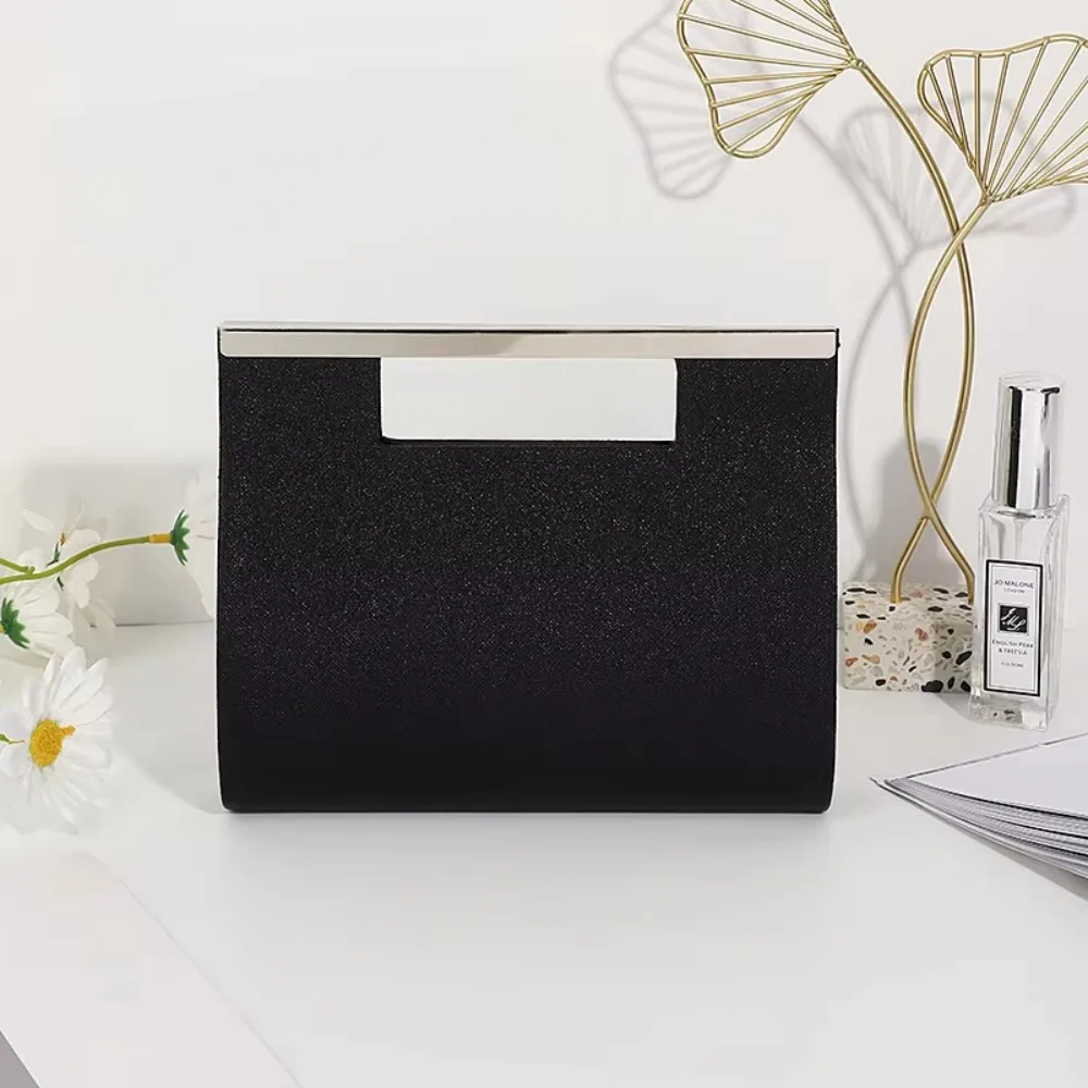 

Glitter Evening Banquet Bag Handbag Large Capacity Ladies Clutch Bag Makeup Storage Mobile Phone Pouch Shiny Square Bag Lady