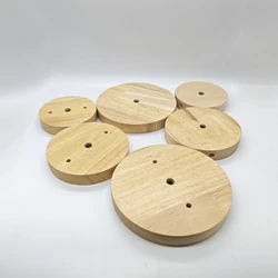 Thickened solid wood ceiling panel Round rectangular ceiling panel Chassis lamps Lighting accessories Single head 3 heads