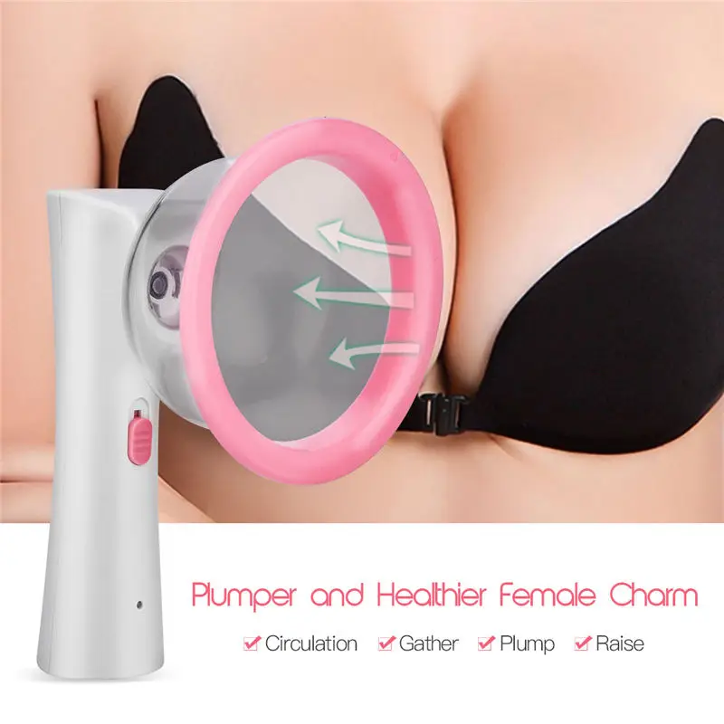 

Home Electric Chest Massage Instrument Enlargement Vacuum Pump Improves Chest Sagging Double Suction Cup Breast Growth