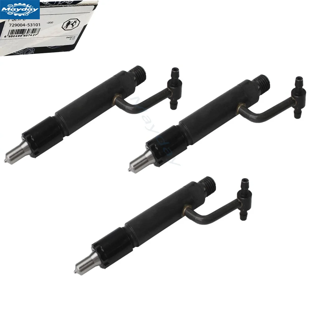 3Pieces 3TNV84 3TNV88 New Fuel Injector OEM 729004-53101 For Yanma-r Komats-u PC30 PC35 PC40