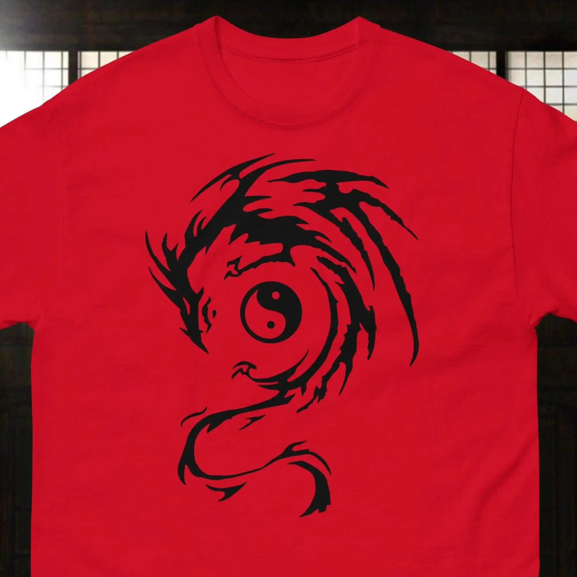 Shang Chi Master Of Kung Fu Modern Dragon Logo Cosplay Black Classic T Shirt