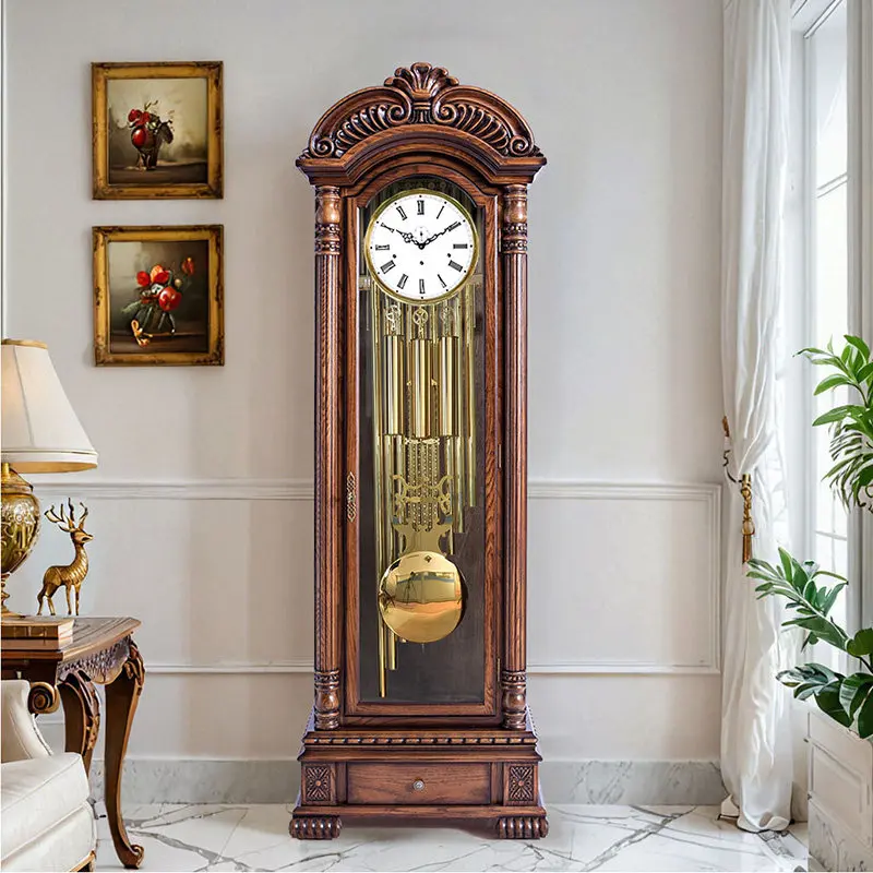 Helmler living room villa, clock, floor clock, mechanical vertical pendulum clock