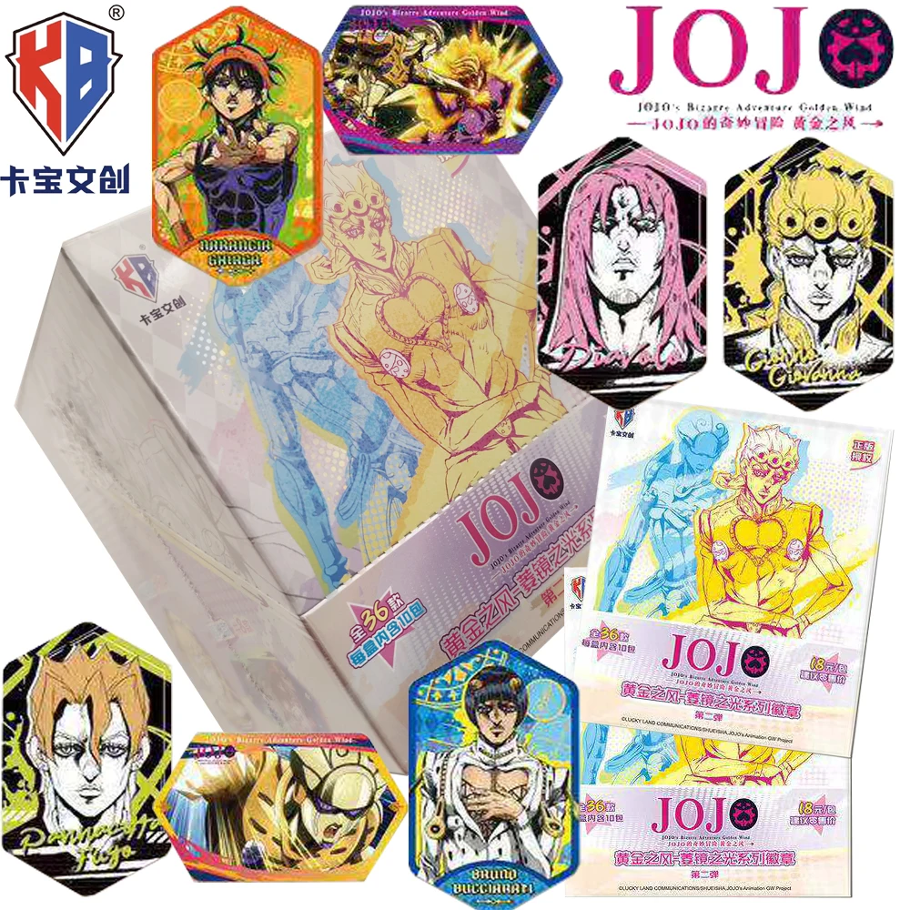 

New Genuine KABAO JoJo's Bizarre Adventure Anime Celebrity Periphery Exquisite Badge Cartoon Craftsmanship Fashion Brooch Gifts