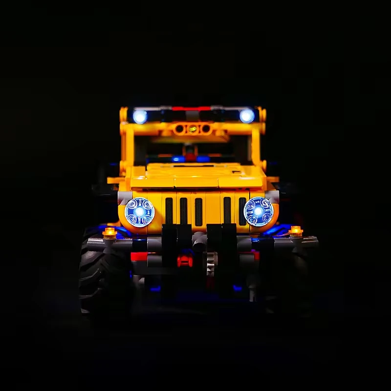 Zestaw oświetlenia LED RC do technicznego samochodu sportowego LEGO 42122 (tylko światło LED, bez modelu bloku)